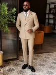 Premium Beige/Khaki Men's 2-Piece Suit - 2