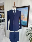 Suti ya Kiume ya Kifahari Vipande Viwili - Royal Navy Blue - 2