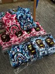 Bape Shark Full Zip Hoodies & Matching Shorts - 5