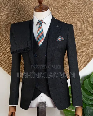 Distinctive Cotton Formal Suit - Three Pieces