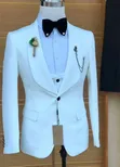Men's White Suits & Shoes - 1