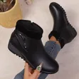 Luxe Heels Midnight Fur Bootie - 1