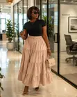 Tiered Maxi Skirt - 5