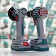 Total Cordless 2pc Combo Kit: Mini Cut-Off Tool + Impact Drill TCKLI20255 - 3