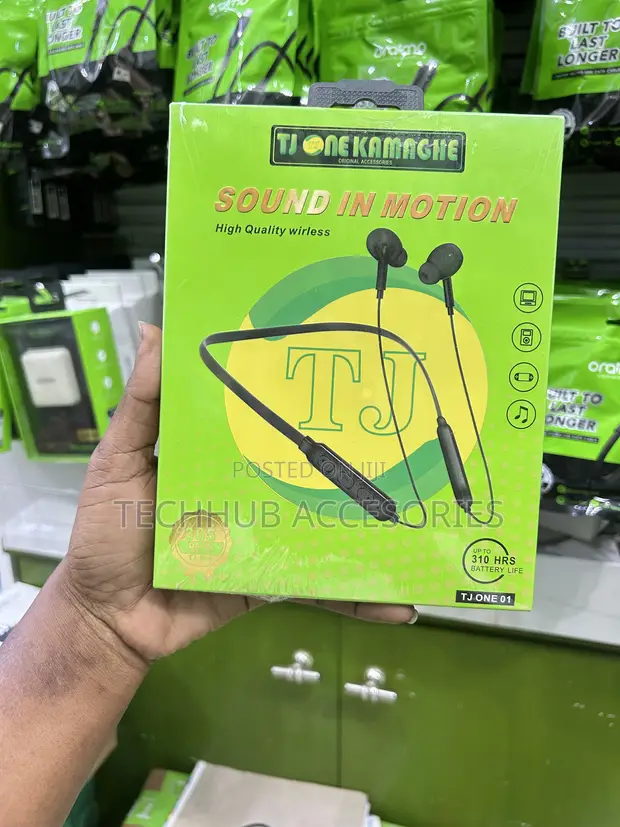 TJ One Wireless Bluetooth Neckband Headset - 1