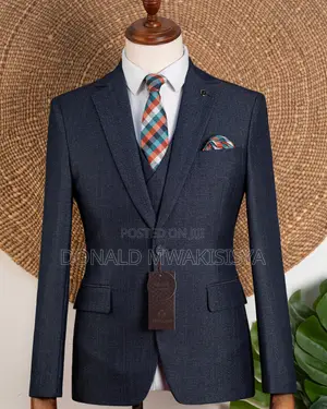 Marco Lorenzo Single Button Suit - Gray