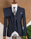 Marco Lorenzo Single Button Suit - Gray - 2