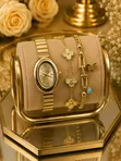 Naidu Classic Watch Set with 2 Bracelets - 4