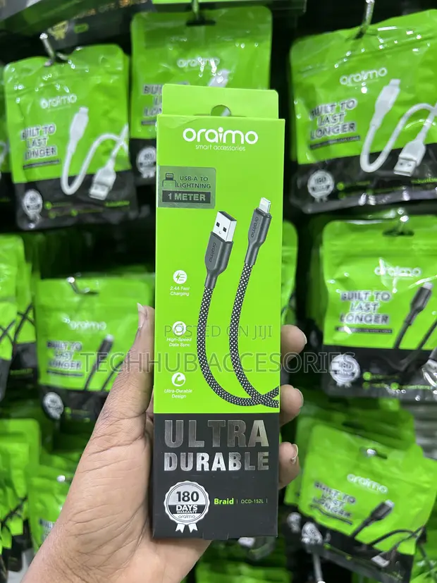 Oraimo USB Type-C to Lightning Braid Cable - 1
