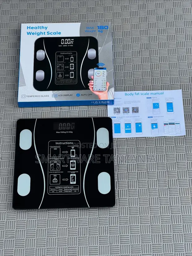 Healthy Weight Scale with Bluetooth & LCD, 180kg - 1