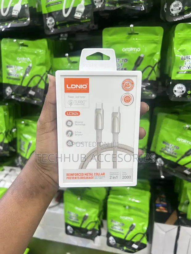 LDNIO Type-C USB Cable 2m - 1