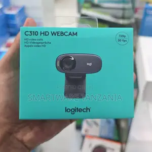 Logitech C310 HD Webcam, 720p, Integrated Mic