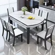 Zuo Modern Marble Dining Table - Round/Square - 2