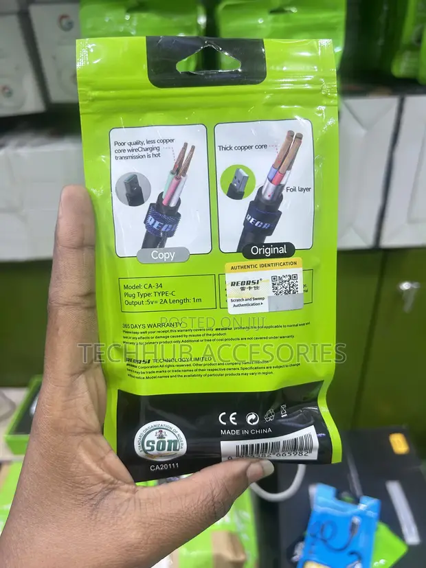 Recrsi Type-C Fast Charging USB Cable - 1