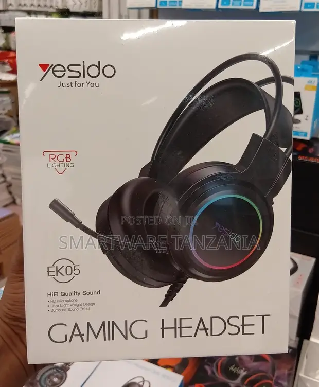 Yesido EK05 Gaming Headset with RGB Lighting - 1