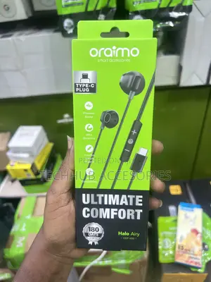 Oraimo Type-C Wired Earphones (Red)