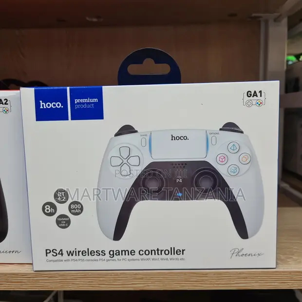 Hoco PS4 Wireless Game Controller, Bluetooth 4.2, 800mAh - 1