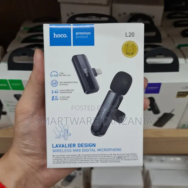 Hoco L20 Wireless Mini Digital Microphone (2.4GHz) - 1