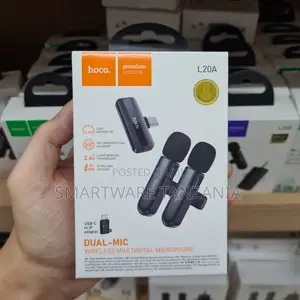 Hoco L20A Dual-Mic Wireless Mini Digital Microphone