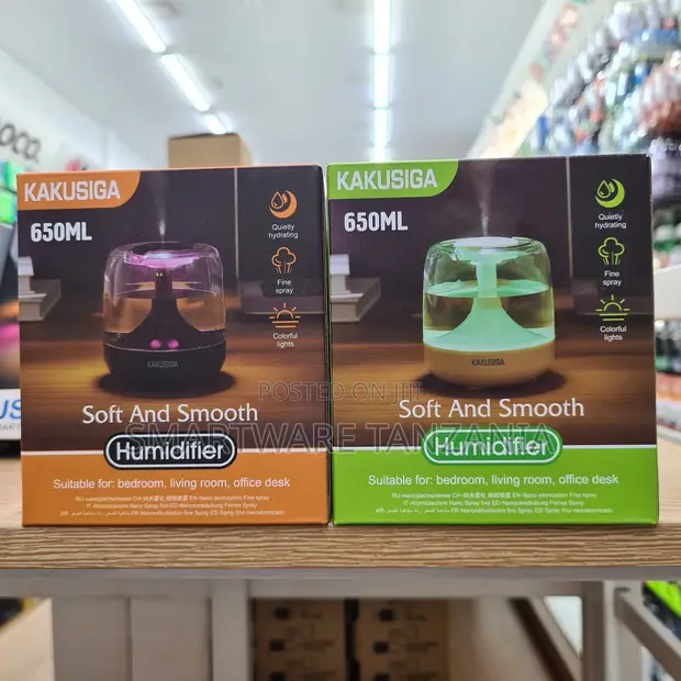 Kakusiga 650ML Ultrasonic Humidifier yenye Rangi za Kuvutia - 1