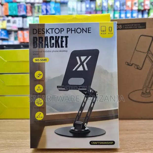 Universal Foldable Desktop Phone Stand (4-12.9") - 1