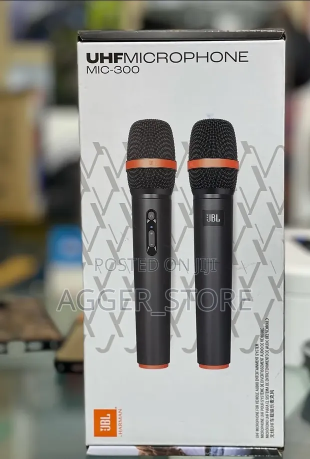 JBL MIC-300 Dual-Channel UHF Wireless Handheld Microphone - 1