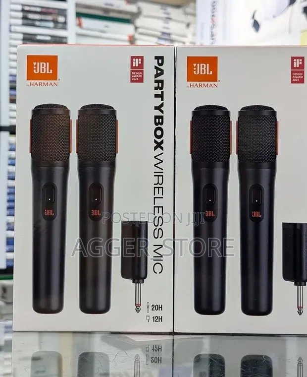 JBL PartyBox Dual Digital Wireless Microphone System - 1