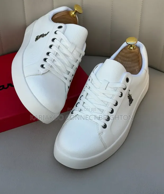Aurel Prime White Platform Sneakers - 1
