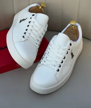 Aurel Prime White Platform Sneakers