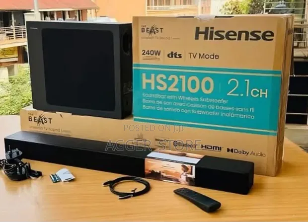 Hisense HS2100 2.1-Channel 240W Soundbar - 1