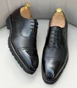 Clarks Derby Cap-Toe Lug Sole Shoes - 1