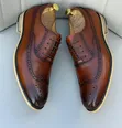 Clarks Wing Trip Brogue Oxfords - Men's Leather Shoes - 5