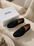 Boss Suede Penny Loafers - Luxury - 1