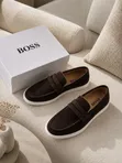 Boss Suede Penny Loafers - Luxury - 4