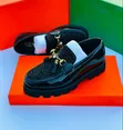 Gucci Platform Loafers with Bee Charm - 2