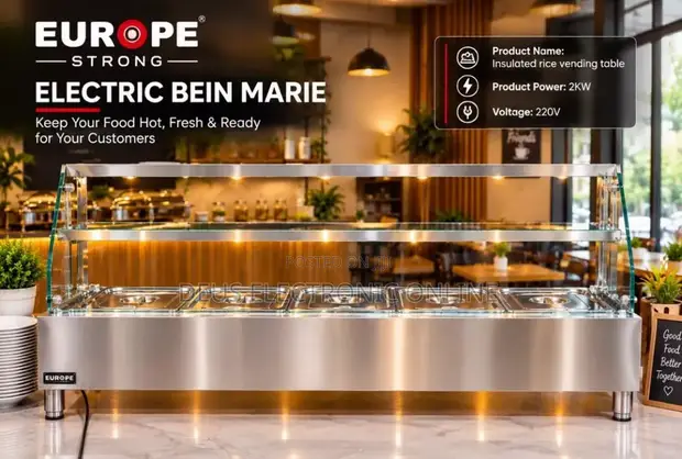 Brand New Electric Bain Marie - 5 Tray - 1