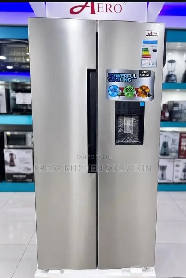 Aero Side-by-Side Refrigerator with Water Dispenser 450L - 1