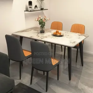 Marble Table with 4 Chairs