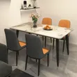 Marble Table with 4 Chairs - 2