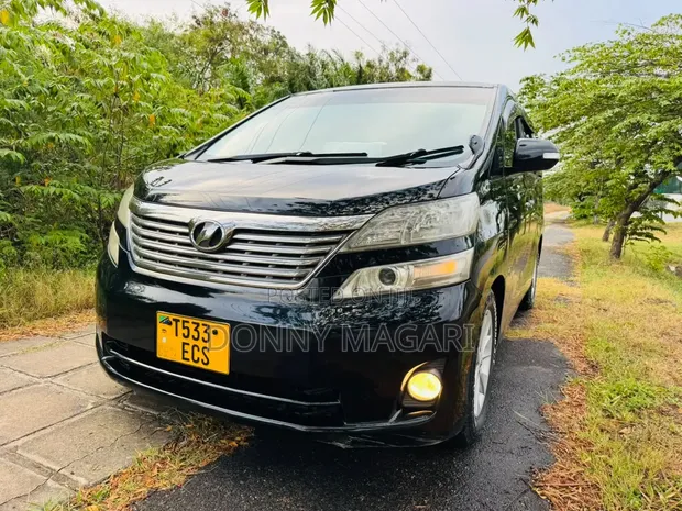 Toyota Vellfire 2008 Nyeusi - 1