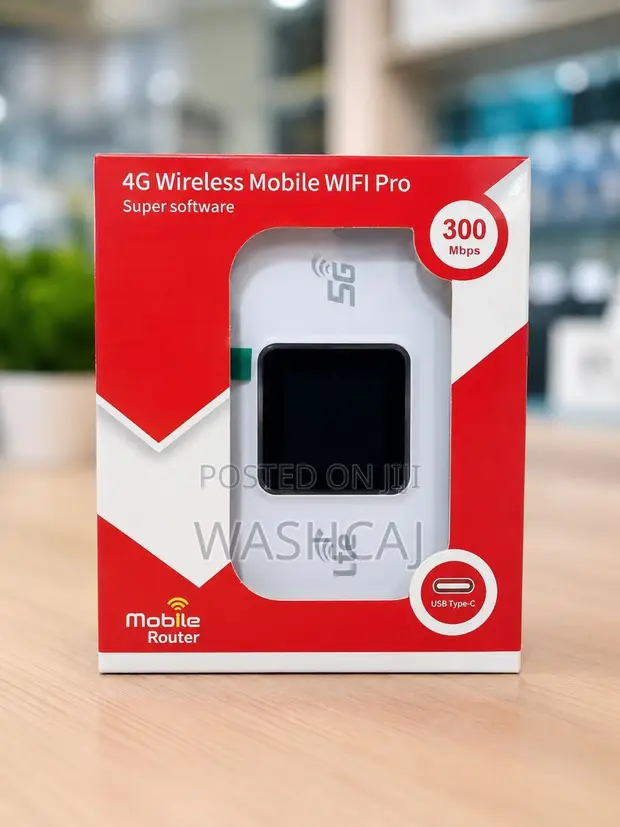 4G Wireless Mobile WiFi Pro Router 300Mbps USB-C - 1