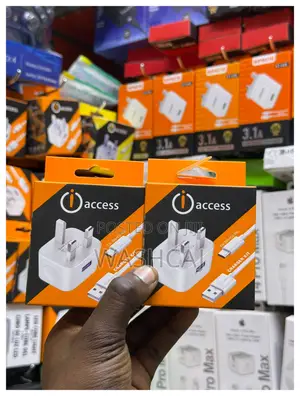 Access CU-203+CD-TYC Charger Kit na Plagi ya UK na Kebo ya USB-C