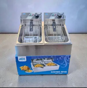 ACH AEF-808B Deep Fryer Umeme Chenye Mizinga Miwili