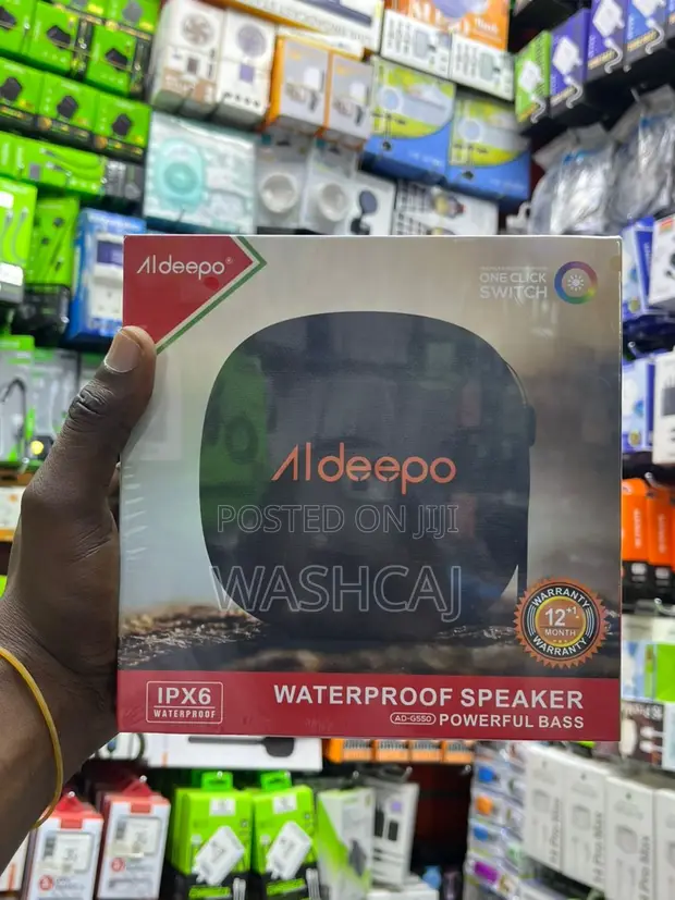 Aldeepo AD-G550 Speaker Isiyoingiza Maji IPX6 yenye Bass Nzito - 1