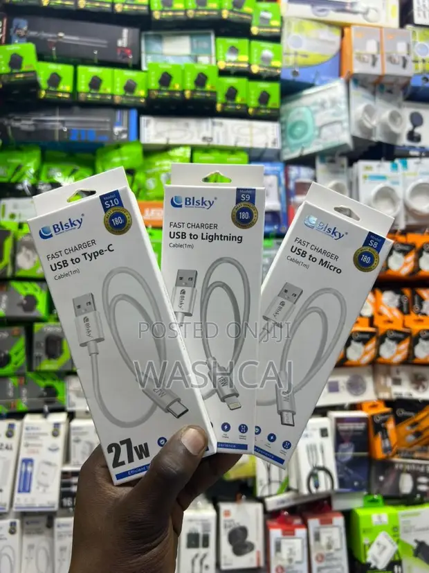 Bisky Fast Charging USB Cables (Type-C, Lightning, Micro-USB) - 1