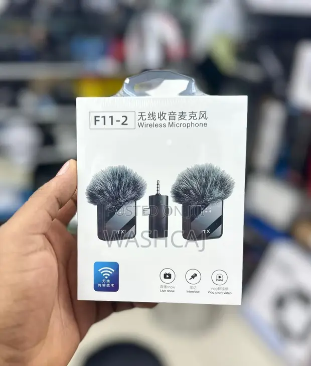 F11-2 Wireless Microphone Kit for Live Show, Interview, Vlog - 1
