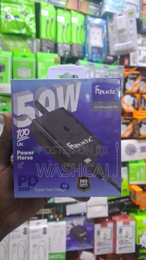 Fsudz FS-PD Note20 50W Super Fast Charger Kit (UK 3-Pin) - 1