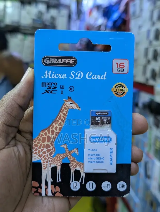 GIRAFFE 16GB Micro SD Card na Adapter - 1