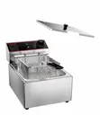 Globalstar Commercial Stainless Steel Deep Fryer - 1