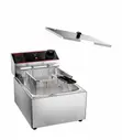Globalstar Commercial Stainless Steel Deep Fryer - 2